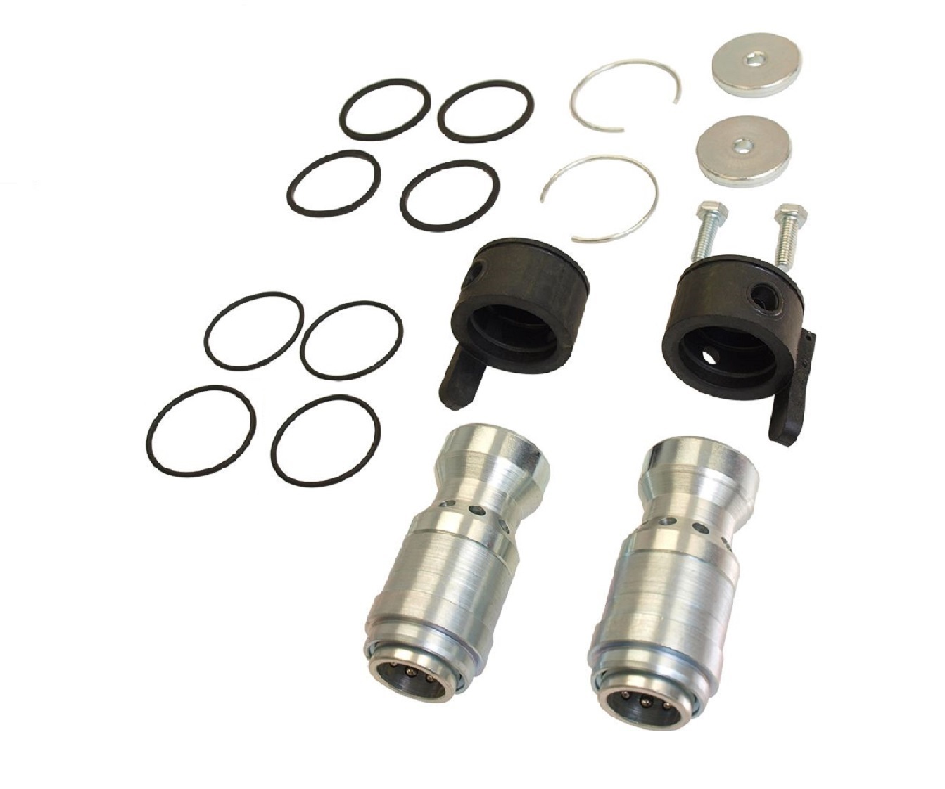 Hydraulic ISO Conversion Kit for IHC Tractors w/ Lever Styler Couplers